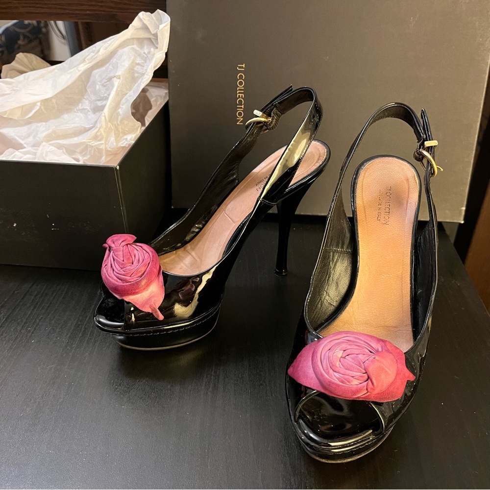 TJ Collection gorgeous heels pumps Sz 37.5